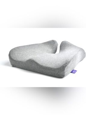 Gray Memory Foam Seat Cushion for Home Office